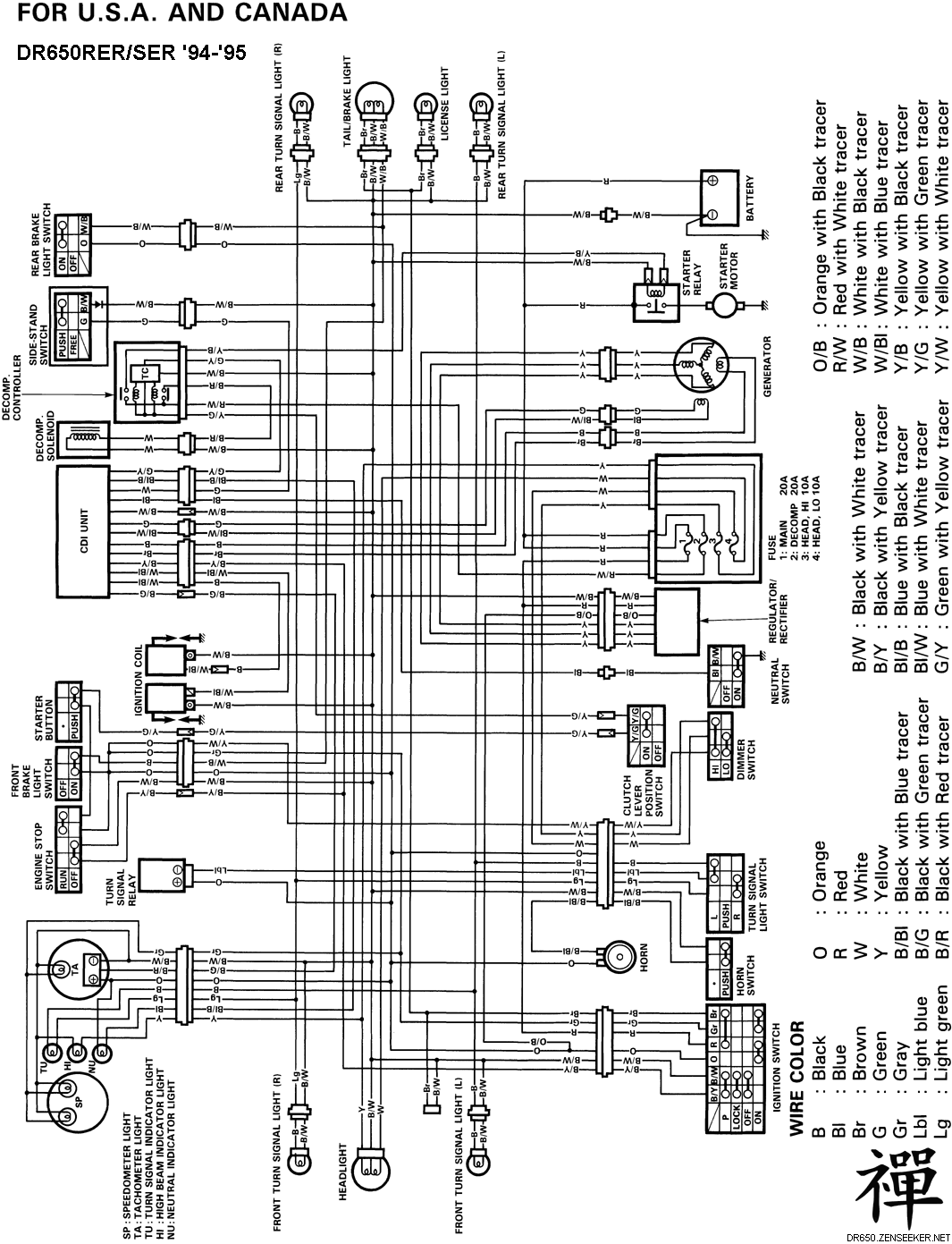 Suzuki Dr650 Se Wiring Diagram from dr650.zenseeker.net